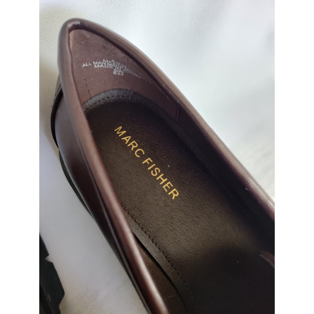 Marc Fisher Corel Preppy Academia Goth Classic Casual Loafers 8.5 Women's - Picture 7 of 8
